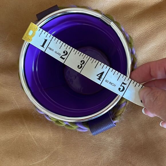 Knitted pot plant cover and pot - Picture 6 of 9